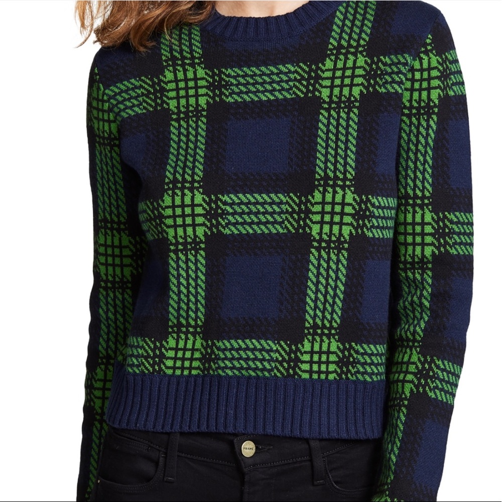 Bop Basics — Plaid Crew Neck Sweater